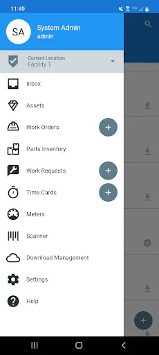 screenshot of CHAMPS CMMS